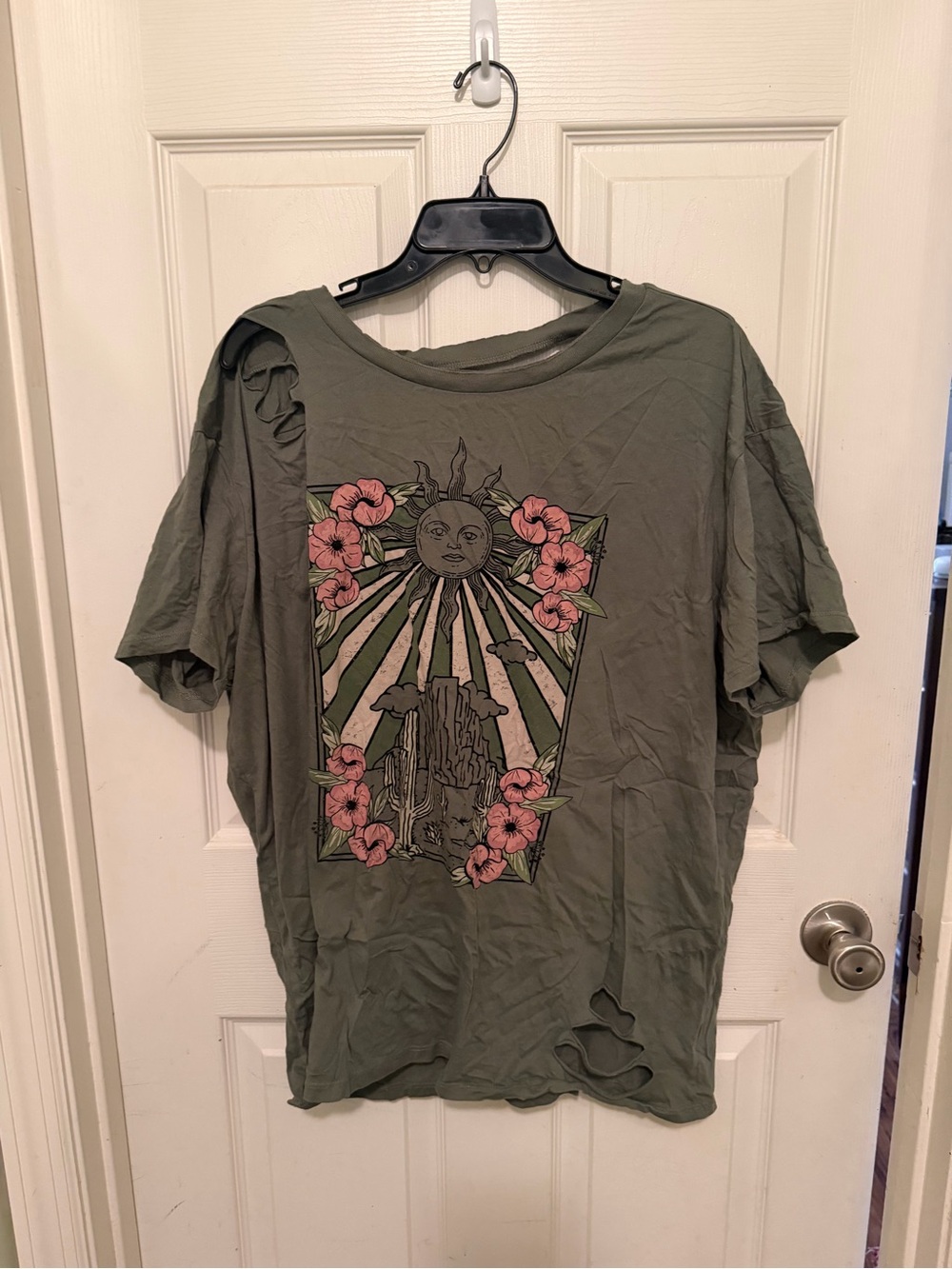 torrid Olive Green Relaxed Graphic Tee
